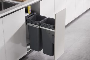 THÙNG RÁC ĐÔI GẮN CÁNH KÉO ÂM TỦ XW.D30M